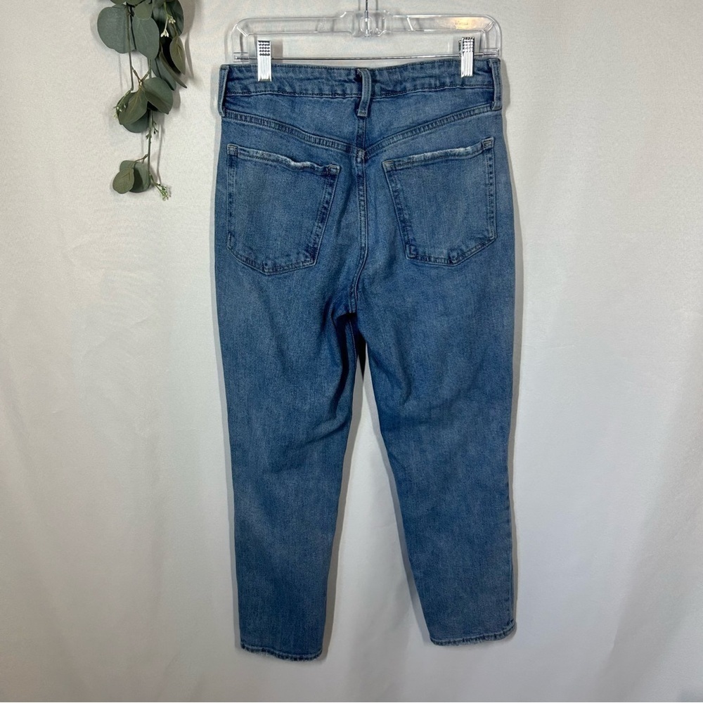 Old Navy | High Rise OG Straight Leg Distressed Jeans Women’s Size 8 - Picture 6 of 12